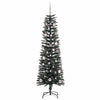 Albero di Natale artificiale VidaXL con 150 LED verdi, 150 cm in PVC e plastica e acciaio