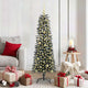 Albero di Natale artificiale VidaXL con 150 LED verdi, 150 cm in PVC e plastica e acciaio