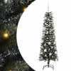 Albero di Natale artificiale VidaXL con 150 LED verdi, 150 cm in PVC e plastica e acciaio