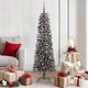 Albero di Natale artificiale VidaXL con 150 LED verdi, 150 cm in PVC e plastica e acciaio