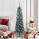Albero di Natale artificiale VidaXL con 150 LED verdi, 150 cm in PVC e plastica e acciaio