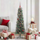 Albero di Natale artificiale VidaXL con 150 LED verdi, 150 cm in PVC e plastica e acciaio
