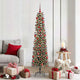 Albero di Natale artificiale Vidaxx con 300 LED verdi 180 cm in PVC e plastica e acciaio
