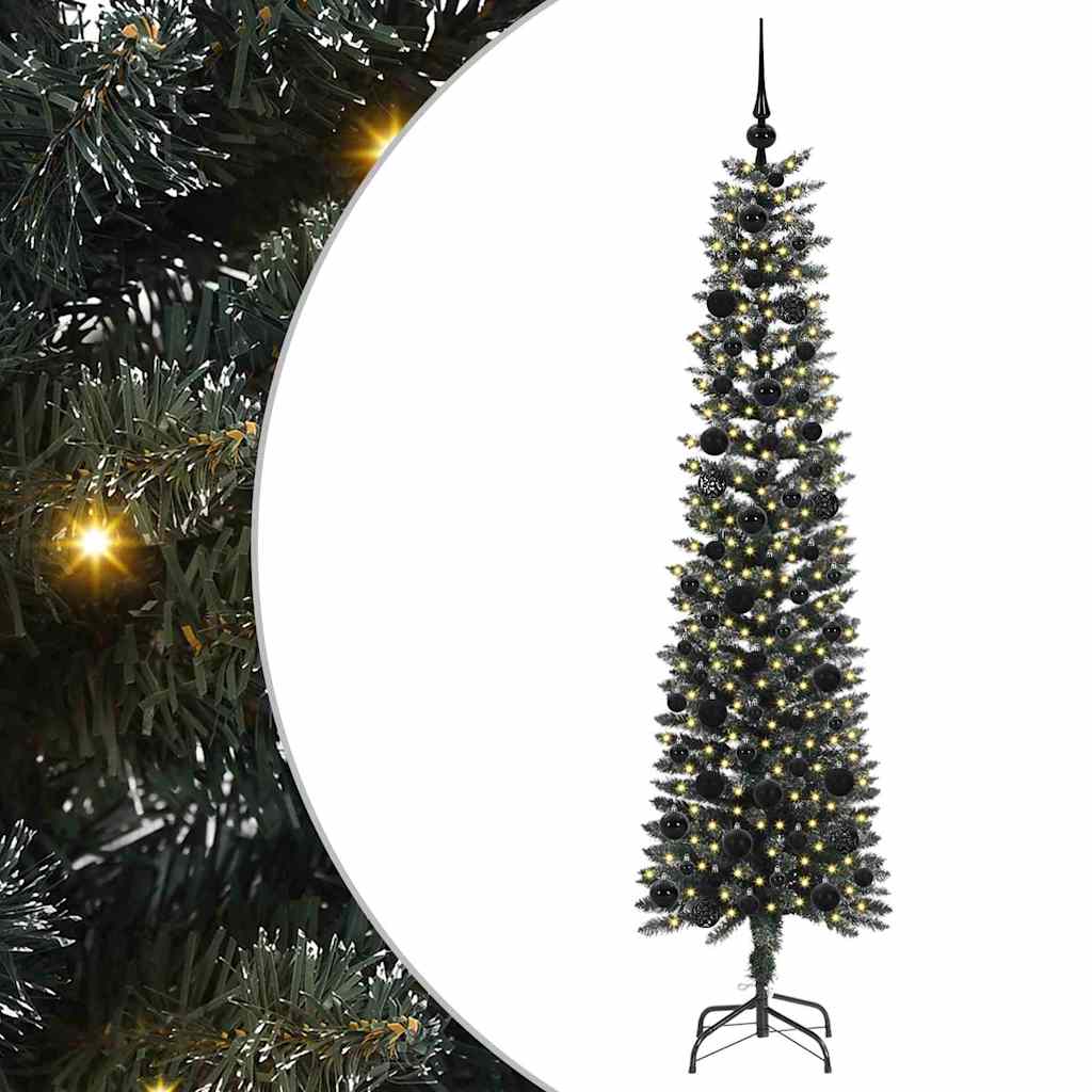 Vidaxx árbol de Navidad artificial con 300 LED verde 180 cm PVC y plástico y acero