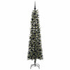 Vidaxl kunstkerstboom met 300 led groen 180 cm pvc en plastic en staal