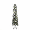 Vidaxl kunstkerstboom met 300 led groen 180 cm pvc en plastic en staal