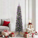 Albero di Natale artificiale Vidaxx con 300 LED verdi 180 cm in PVC e plastica e acciaio