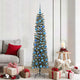 Albero di Natale artificiale Vidaxx con 300 LED verdi 180 cm in PVC e plastica e acciaio