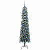 Vidaxl kunstkerstboom met 300 led groen 180 cm pvc en plastic en staal