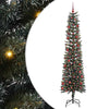 Vidaxl kunstkerstboom met 300 led groen 210 cm pvc en plastic en staal