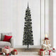 Albero di Natale artificiale VidaXL con 300 LED verdi, 210 cm in PVC e plastica e acciaio