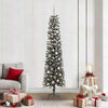 Vidaxl kunstkerstboom met 300 led groen 210 cm pvc en plastic en staal