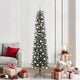 Albero di Natale artificiale VidaXL con 300 LED verdi, 210 cm in PVC e plastica e acciaio