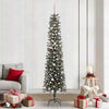 Vidaxl kunstkerstboom met 300 led groen 240 cm pvc en plastic en staal