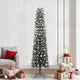 Albero di Natale artificiale Vidaxx con 300 LED verdi, 240 cm in PVC e plastica e acciaio