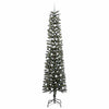 Vidaxl kunstkerstboom met 300 led groen 240 cm pvc en plastic en staal
