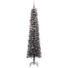 Vidaxl kunstkerstboom met 300 led groen 240 cm pvc en plastic en staal