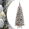 Vidaxl kunstkerstboom wit 120 cm pvc en plastic en staal en pe