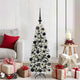 Albero di Natale artificiale Vidaxx bianco 120 cm PVC e plastica, acciaio e PE