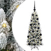Albero di Natale artificiale Vidaxx bianco 120 cm PVC e plastica, acciaio e PE
