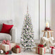 Albero di Natale artificiale Vidaxx bianco 120 cm PVC e plastica, acciaio e PE