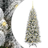 Vidaxl kunstkerstboom wit 120 cm pvc en plastic en staal en pe