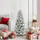 Albero di Natale artificiale Vidaxx bianco 120 cm PVC e plastica, acciaio e PE