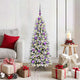 Albero di Natale artificiale Vidaxx bianco 120 cm PVC e plastica, acciaio e PE