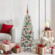 Albero di Natale artificiale Vidaxx bianco 120 cm PVC e plastica, acciaio e PE
