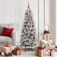 Albero di Natale artificiale Vidaxx bianco 150 cm PVC e plastica, acciaio e PE