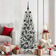Albero di Natale artificiale Vidaxx bianco 150 cm PVC e plastica, acciaio e PE