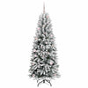 Albero di Natale artificiale Vidaxx bianco 150 cm PVC e plastica, acciaio e PE