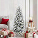 Albero di Natale artificiale Vidaxx bianco 150 cm PVC e plastica, acciaio e PE
