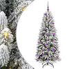 Albero di Natale artificiale Vidaxx bianco 150 cm PVC e plastica, acciaio e PE