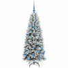 Vidaxl kunstkerstboom wit 150 cm pvc en plastic en staal en pe