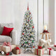 Albero di Natale artificiale Vidaxx bianco 150 cm PVC e plastica, acciaio e PE
