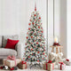 Albero di Natale artificiale Vidaxx bianco 180 cm PVC e plastica, acciaio e PE