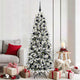 Albero di Natale artificiale Vidaxx bianco 180 cm PVC e plastica, acciaio e PE