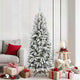 Albero di Natale artificiale Vidaxx bianco 180 cm PVC e plastica, acciaio e PE