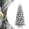 Albero di Natale artificiale Vidaxx bianco 180 cm PVC e plastica, acciaio e PE