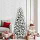 Albero di Natale artificiale Vidaxx bianco 180 cm PVC e plastica, acciaio e PE