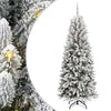 Albero di Natale artificiale Vidaxx bianco 210 cm PVC e plastica, acciaio e PE