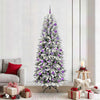 Albero di Natale artificiale Vidaxx bianco 210 cm PVC e plastica, acciaio e PE