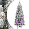 Albero di Natale artificiale Vidaxx bianco 210 cm PVC e plastica, acciaio e PE