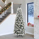 Albero di Natale artificiale Vidaxx bianco 240 cm PVC e plastica, acciaio e PE