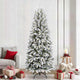 Albero di Natale artificiale Vidaxx bianco 240 cm PVC e plastica, acciaio e PE