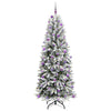 Albero di Natale artificiale Vidaxx bianco 240 cm PVC e plastica, acciaio e PE