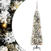 Vidaxx árbol de Navidad artificial con 150 LED blanco 120 cm PVC y metal y plástico