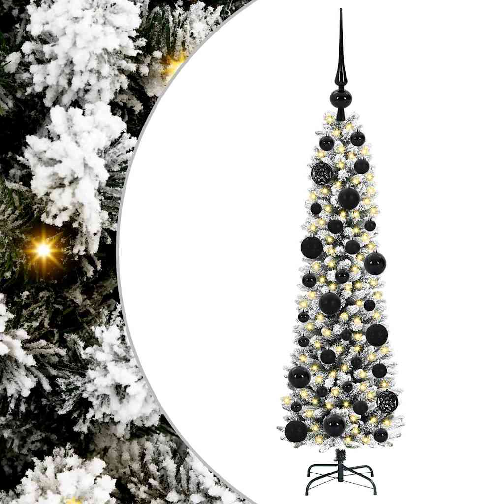 Albero di Natale artificiale Vidaxx con 150 LED bianchi 120 cm in PVC e metallo e plastica