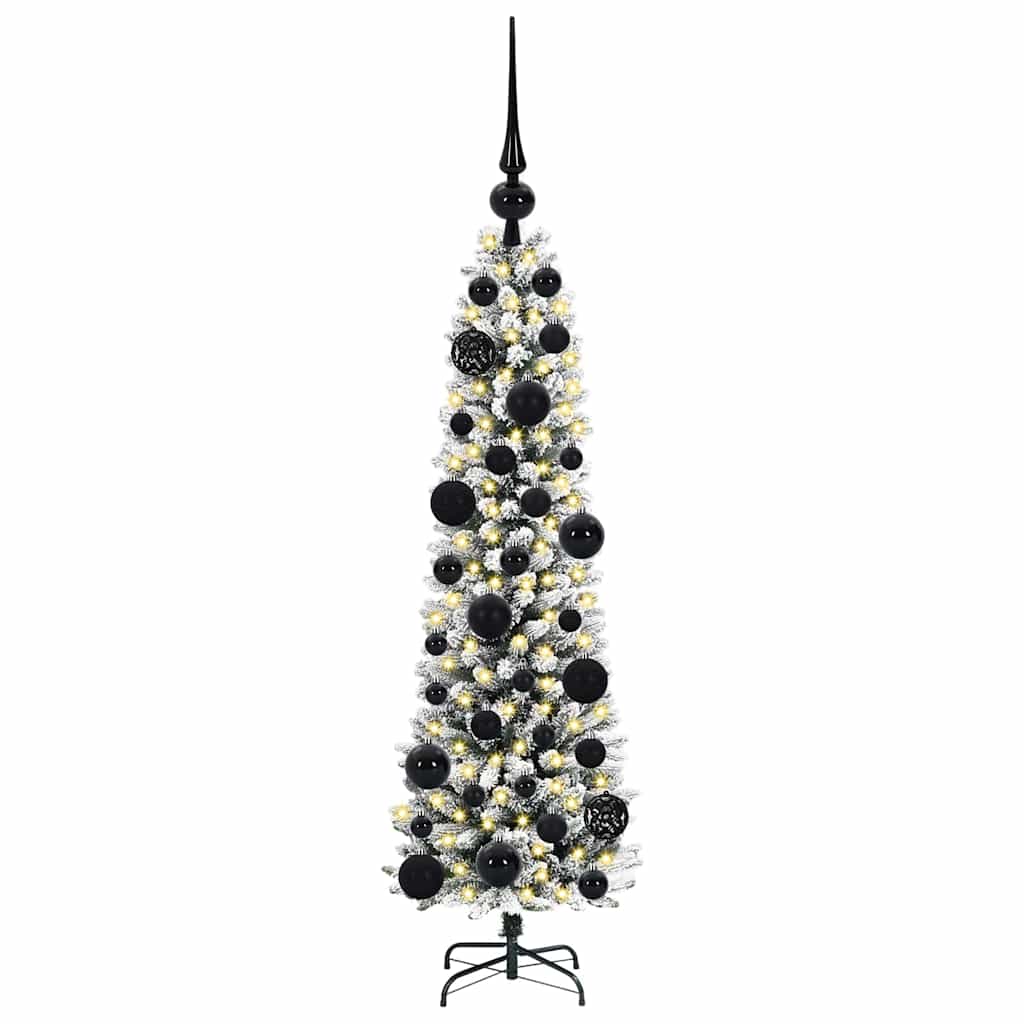 Albero di Natale artificiale Vidaxx con 150 LED bianchi 120 cm in PVC e metallo e plastica